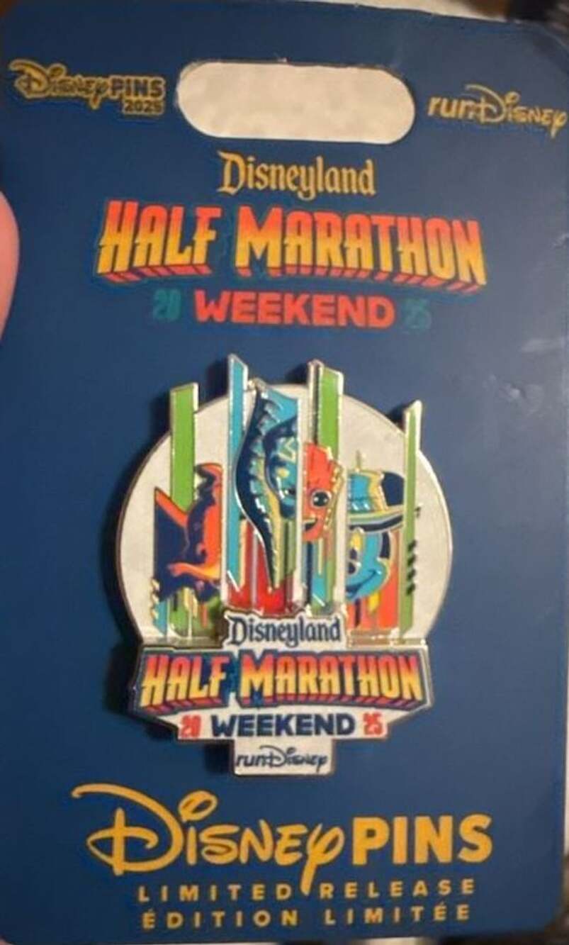 Disneyland Half Marathon Weekend 2025 Marvel Limited Release Pin